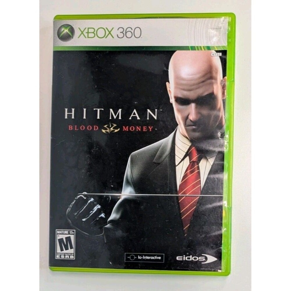 Hitman Blood Money Microsoft Xbox 360 CIB Complete w/ Manual Eidos IO 2006